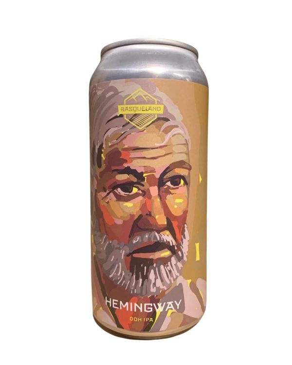 Bière Brasserie Basqueland - Hemingway- DDH IPA 44cl - Vins Rouges Harmonieux pour Chaque Occasion