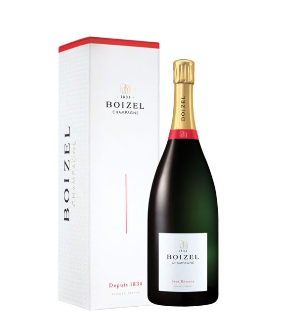 Champagne Boizel Brut Réserve En Etui Individuel, 75cl France - Vins Rouges Harmonieux pour Chaque Occasion